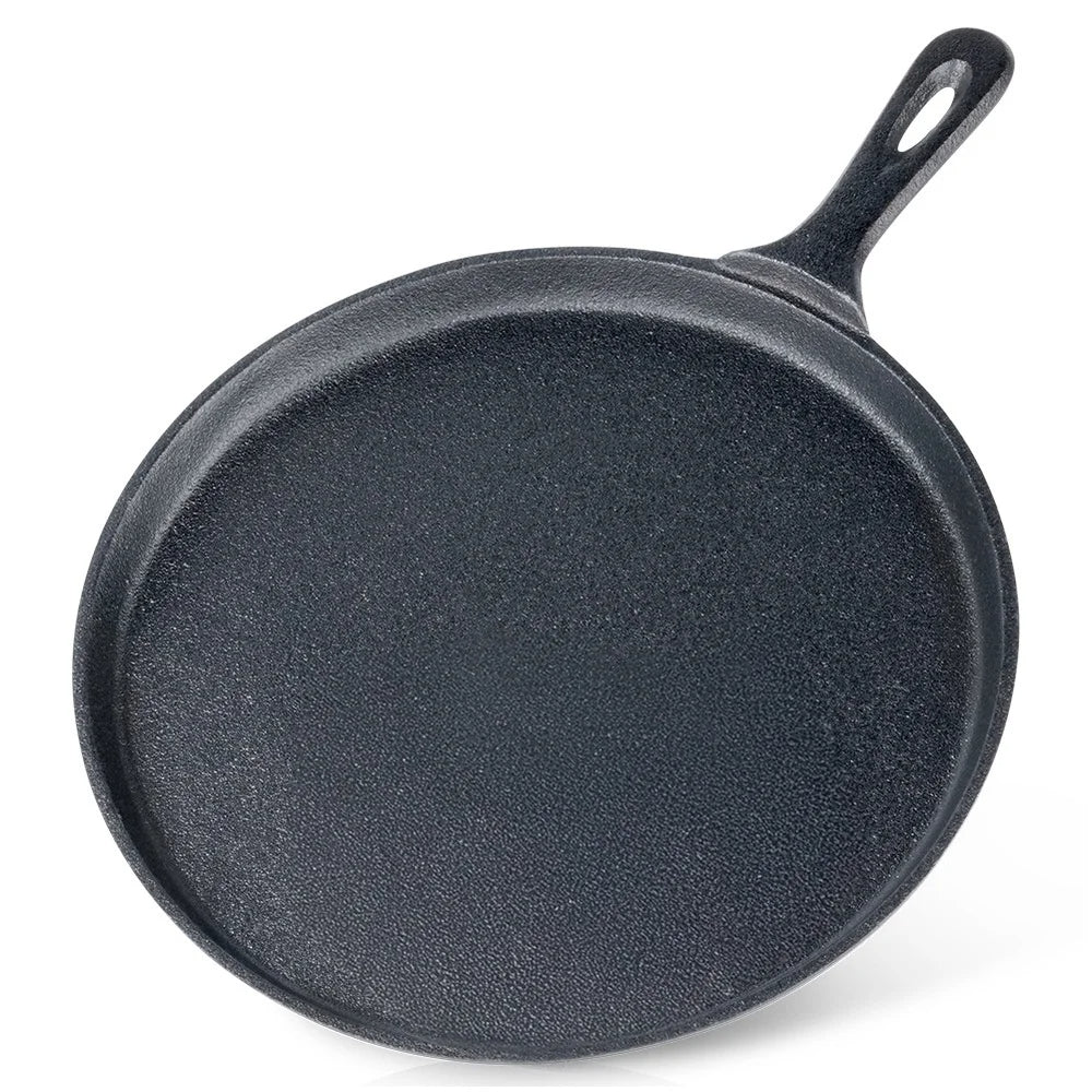 Cast Iron Pan Pre-Seasoned Natural Nonstick (10.2 in Skillet)