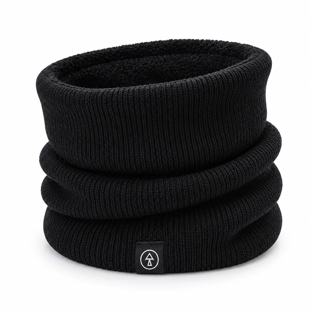 Double-layer knitted neck warmer (2-pack)