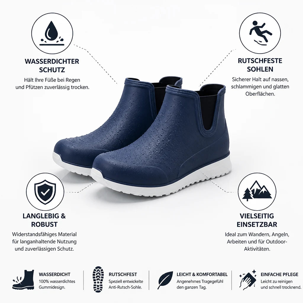 Waterproof and Non-Slip Rubber Boots (Men's)