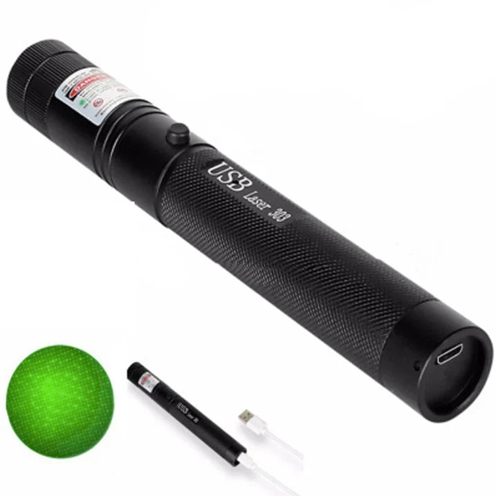 Laser Pointer 532nm Green USB Rechargeable Battery
