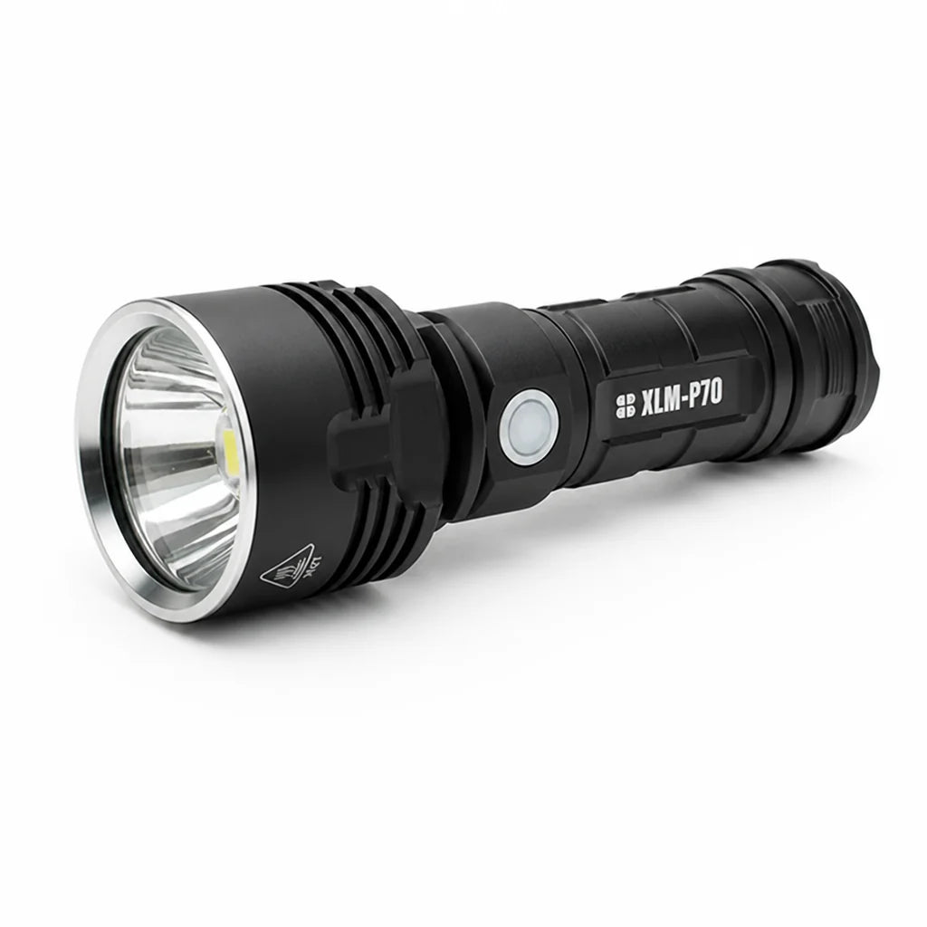 100,000 Lumen IP68 Tactical Flashlight (OLED Display)