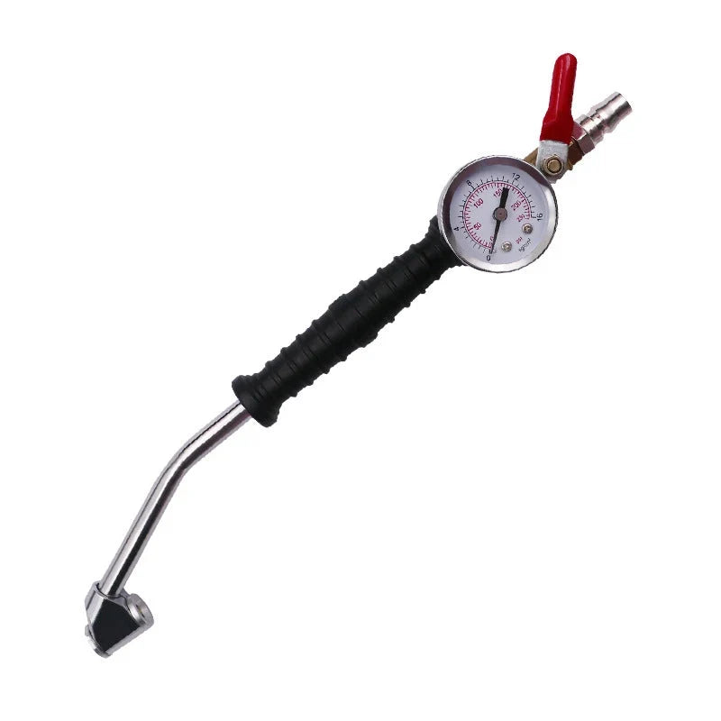 Built-in Manometer & Dual-Head Tire Pump