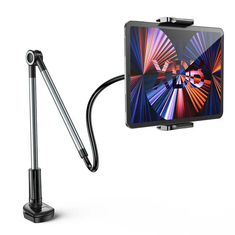 Gooseneck Stand for Tablet and Smartphone with Clamp Mount