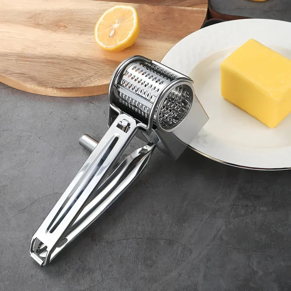 Rotary Cheese Grater made of Stainless Steel