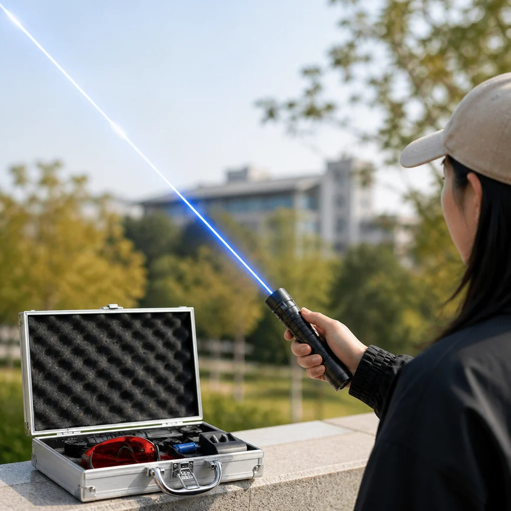 High-Performance Blue Laser Pointer (Range 13 km)