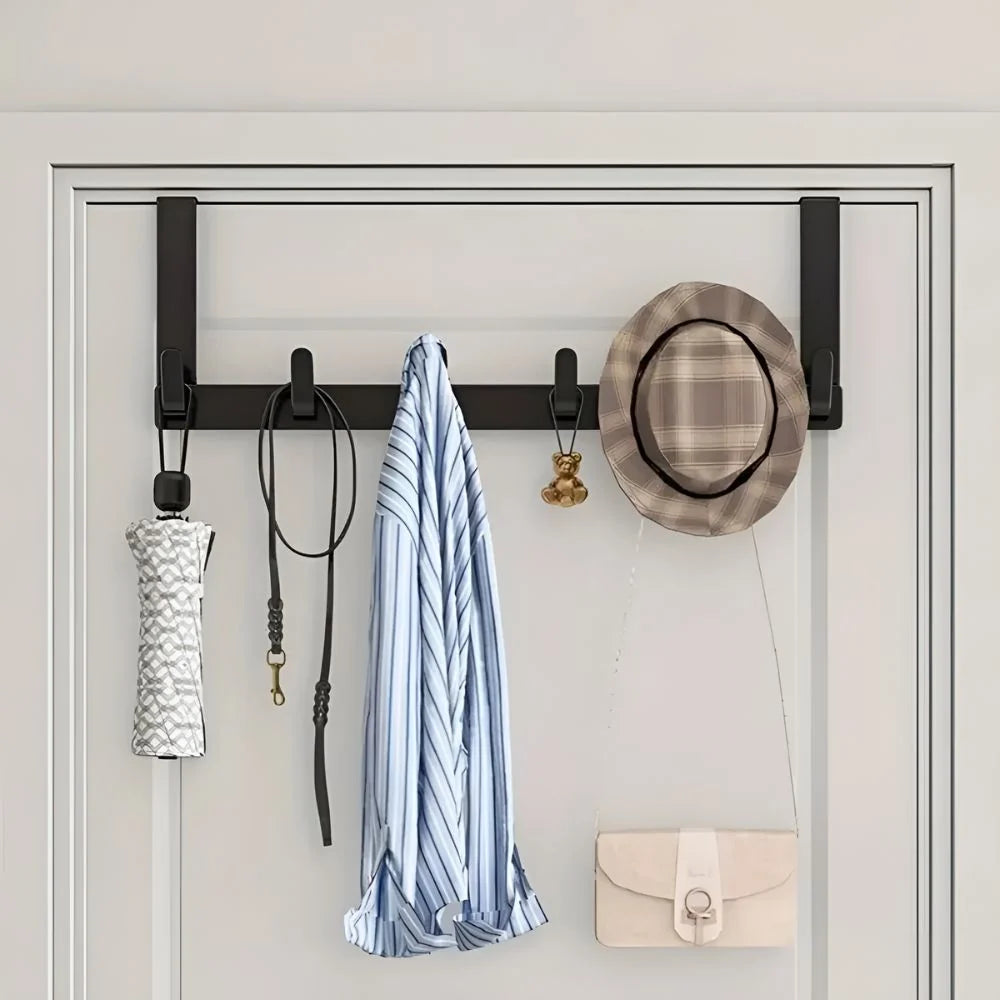 Door wardrobe 5 hooks stainless steel