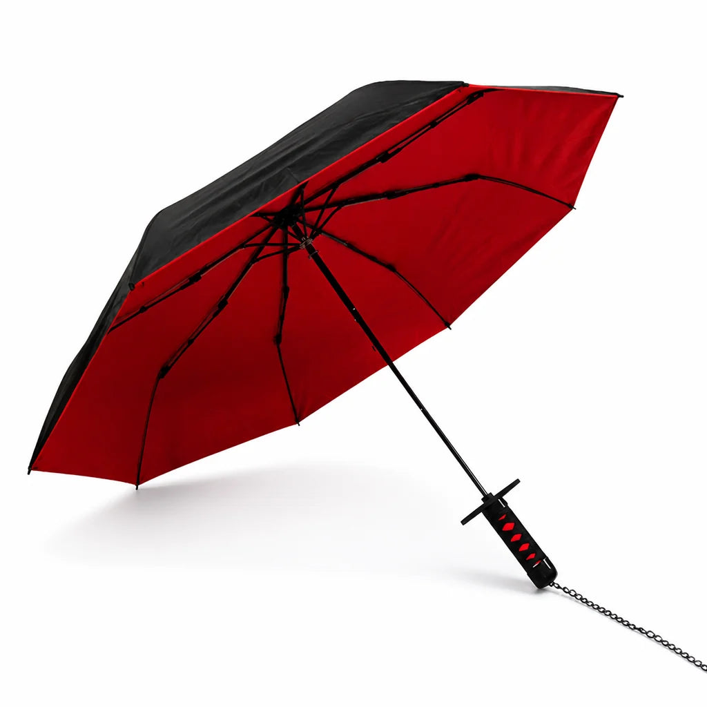 Windproof and UV-safe Foldable Umbrella in Katana Style