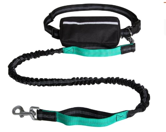 FlowLeash Dog Leash with Shock Absorber & Waist Belt
