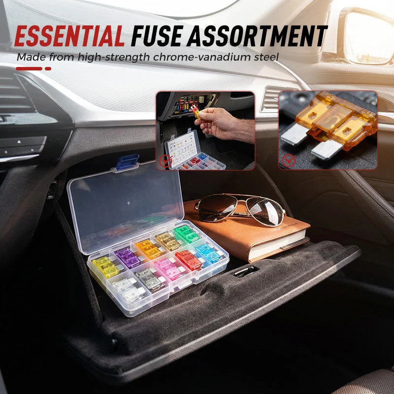 Car Fuse Kit 300-Piece with Fuse Puller