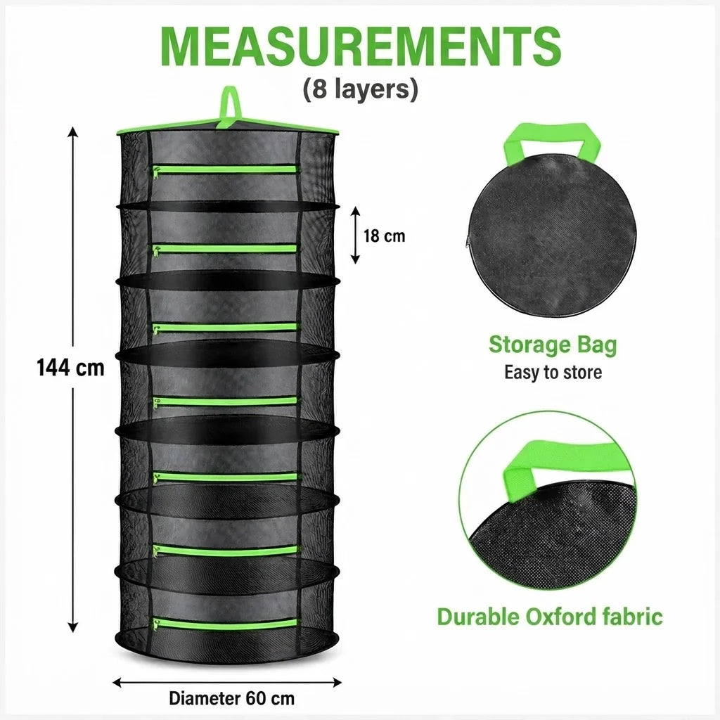 HerbRack Herb Dryer – Multi-level & Space-saving