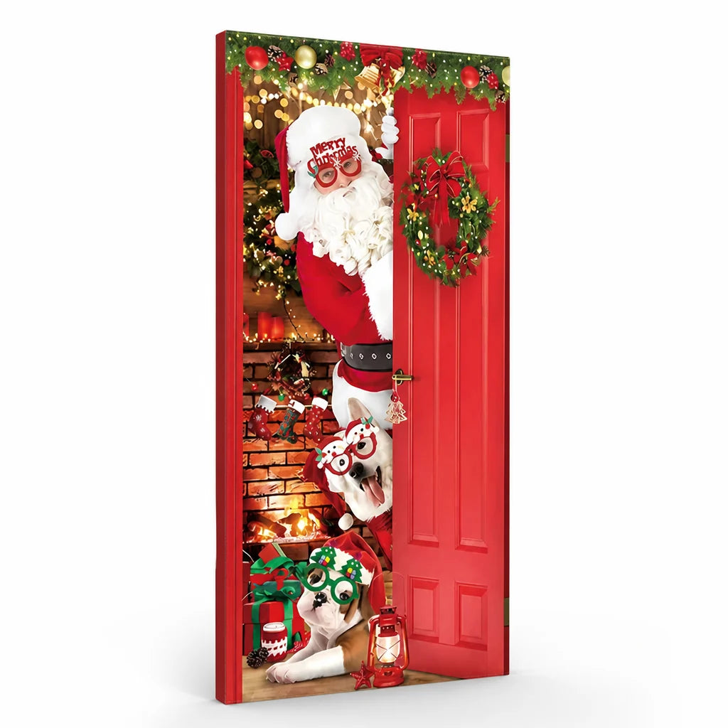 High-resolution vibrant polyester door cover (90×180 cm)