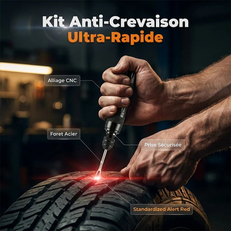 RoadGuard Tire Repair Kit with 10 Strips