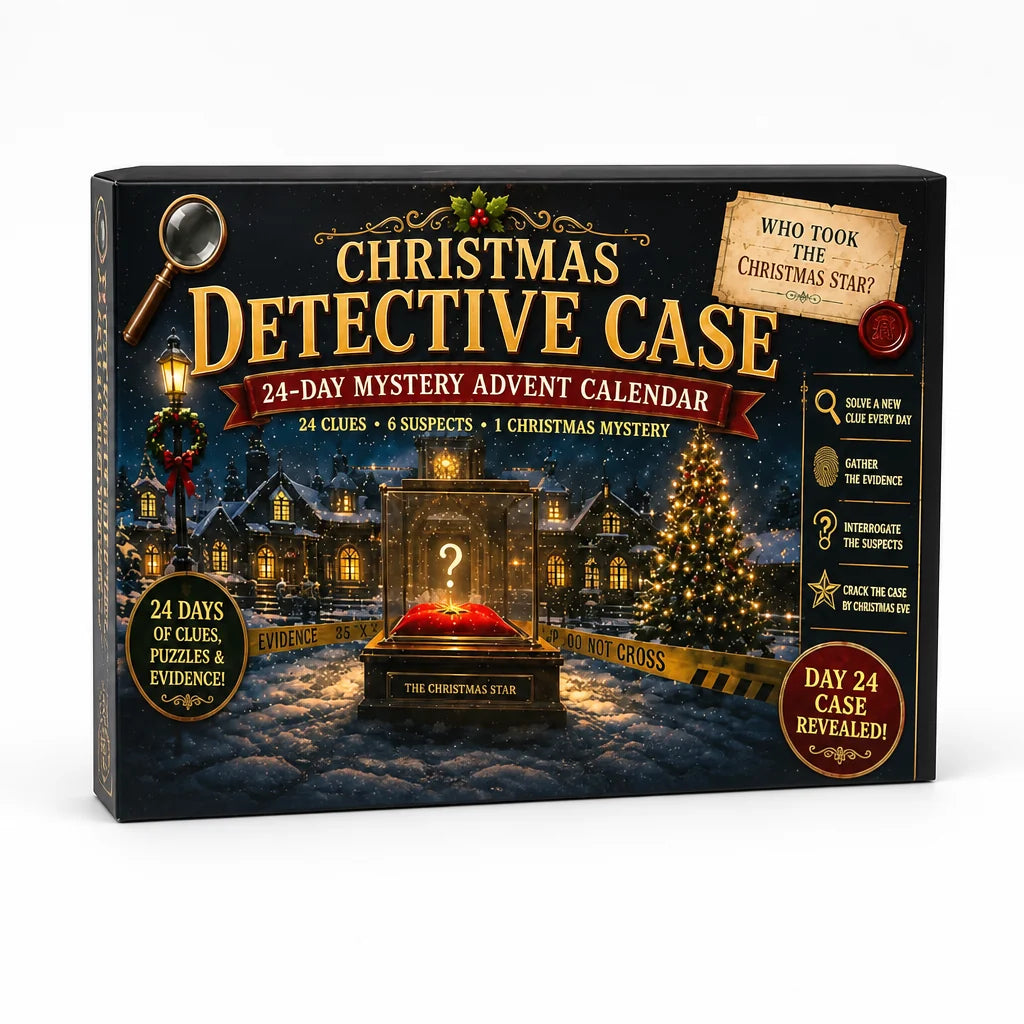 24-Day Escape Room Puzzle Advent Calendar (6 Themes)