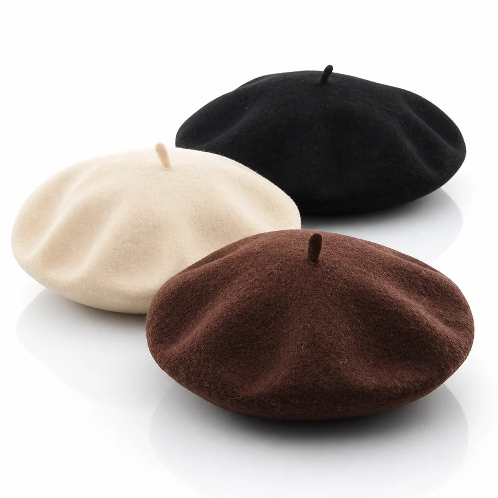 Women's Beret Soft Felt & Lightweight