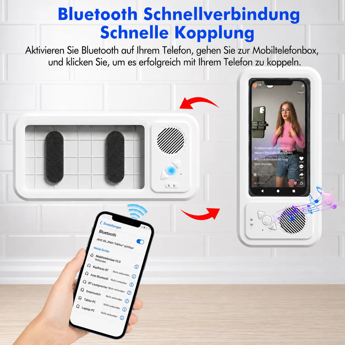 AuraStream™ — Transform Your Shower into Your Personal Concert Stage Full of Freedom and Crystal-Clear Music Enjoyment