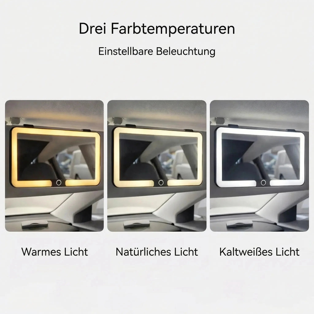 Car Makeup Mirror with Light – GlowVisor