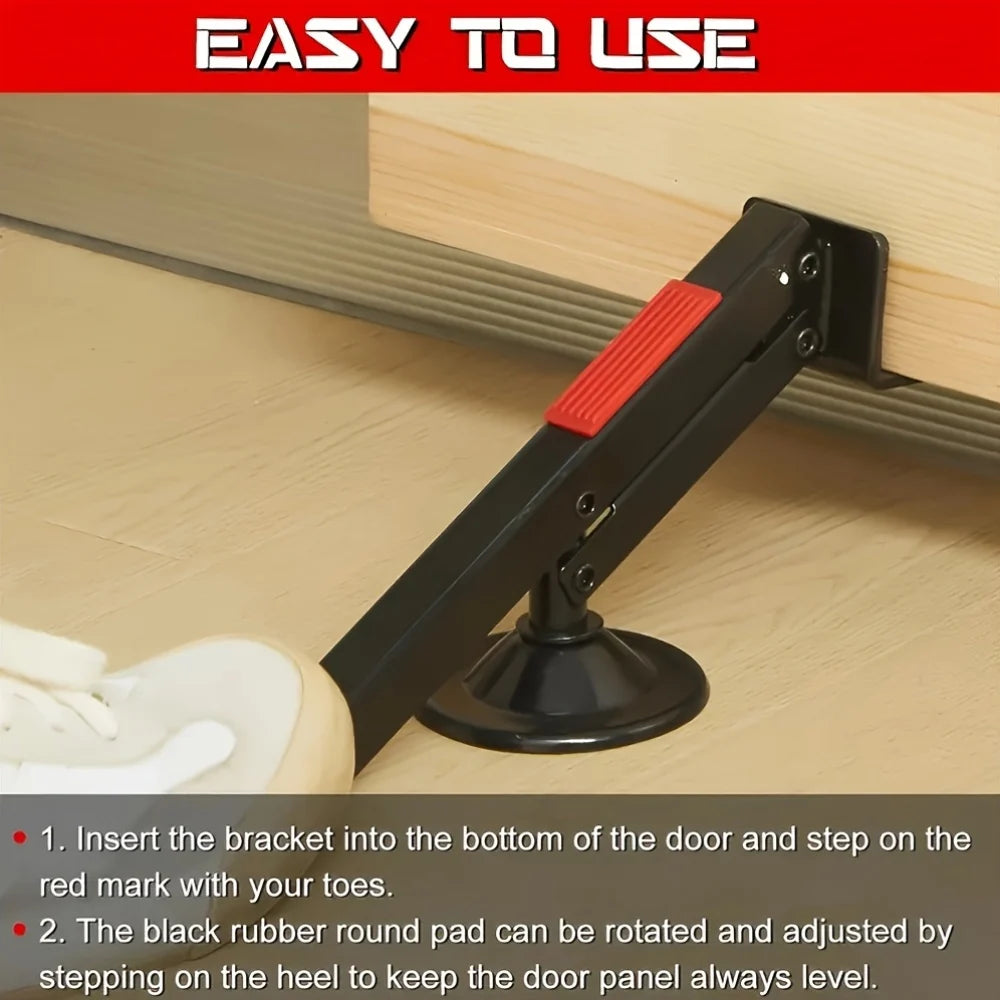 Car door opener with foot pedal 360° rotatable