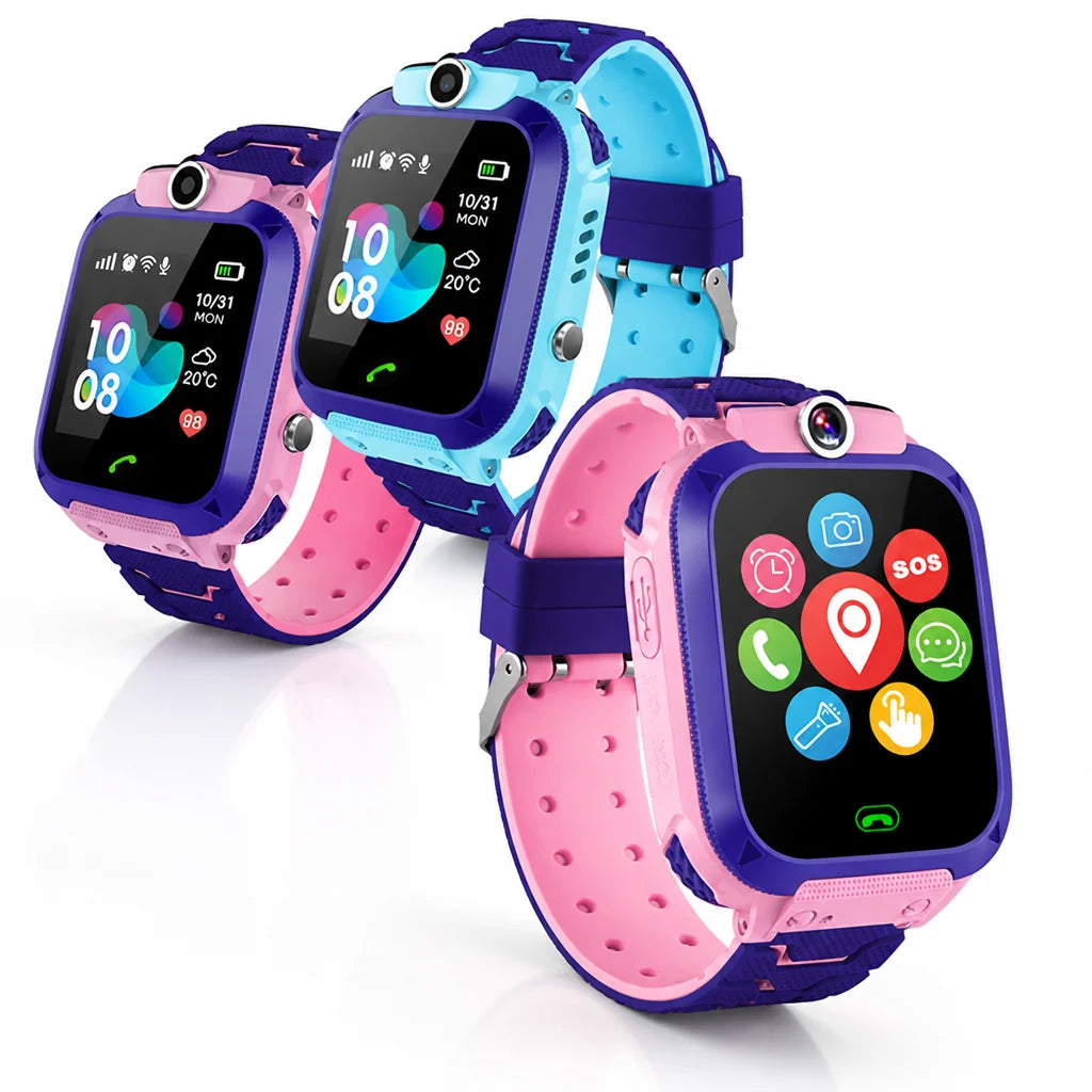 Kids Smartwatch GPS Location Tracking & SOS Emergency Button