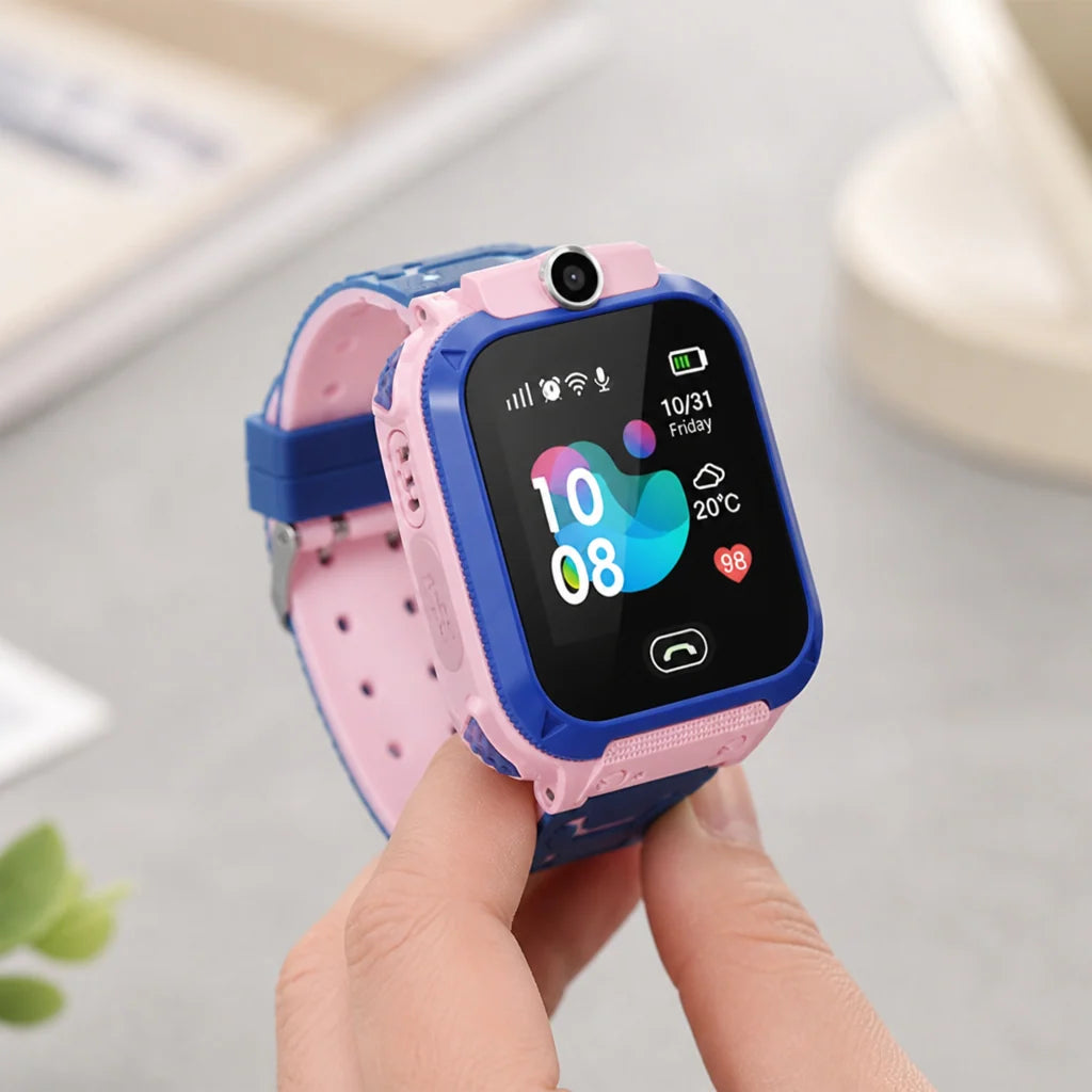 Kids Smartwatch GPS Location Tracking & SOS Emergency Button