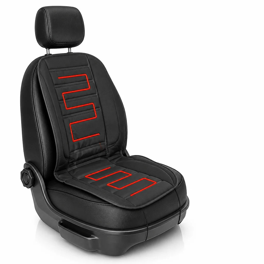 Rapid-heating, full-coverage, non-slip car seat cover (12V)