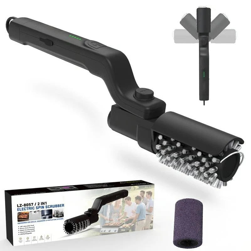PowerScrubPro™ — Make Your Grill Spotlessly Clean in No Time and Enjoy More Time with Your Loved Ones!