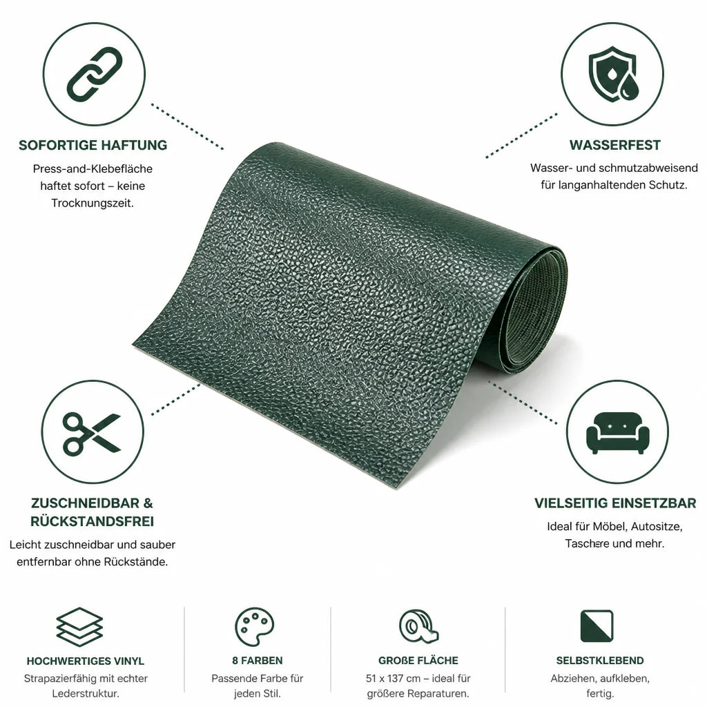 Self-adhesive, waterproof vinyl repair tape (20 x 54 inches)