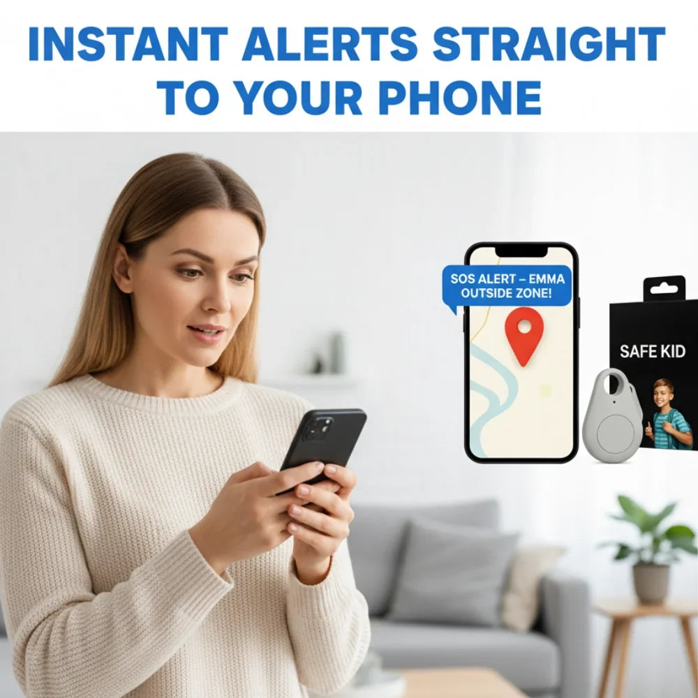 GPS Tracker for Kids, SOS Emergency Button