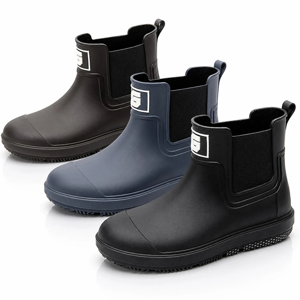 Waterproof PVC Non-Slip Low-Cut Rain Boots
