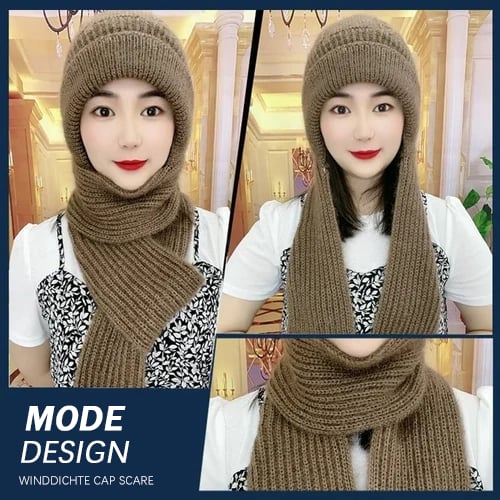 FrostGuard Duo – Warming Hat Scarf with Integrated Face & Ear Protection