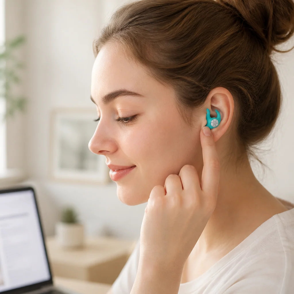 Earplugs Reusable Silicone Noise Reduction