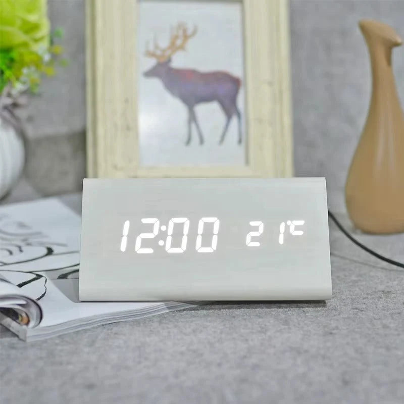 Digital Alarm Clock with Voice Activated Control