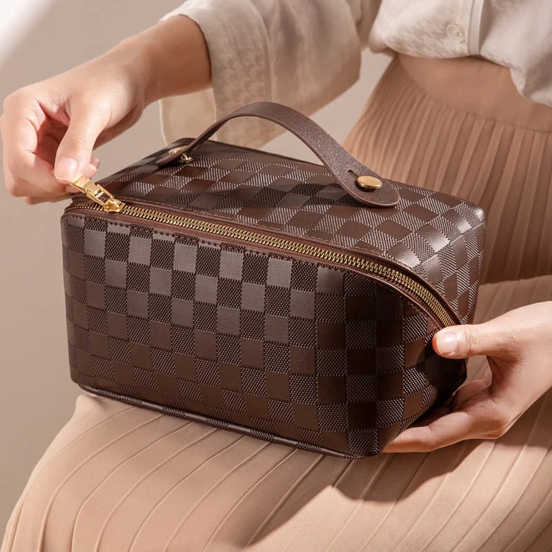 Cosmetic Bag Make-up Organizer with Compartments