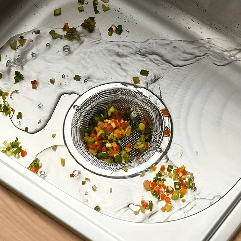Stainless Steel Drain Strainer Protection Against Clogs