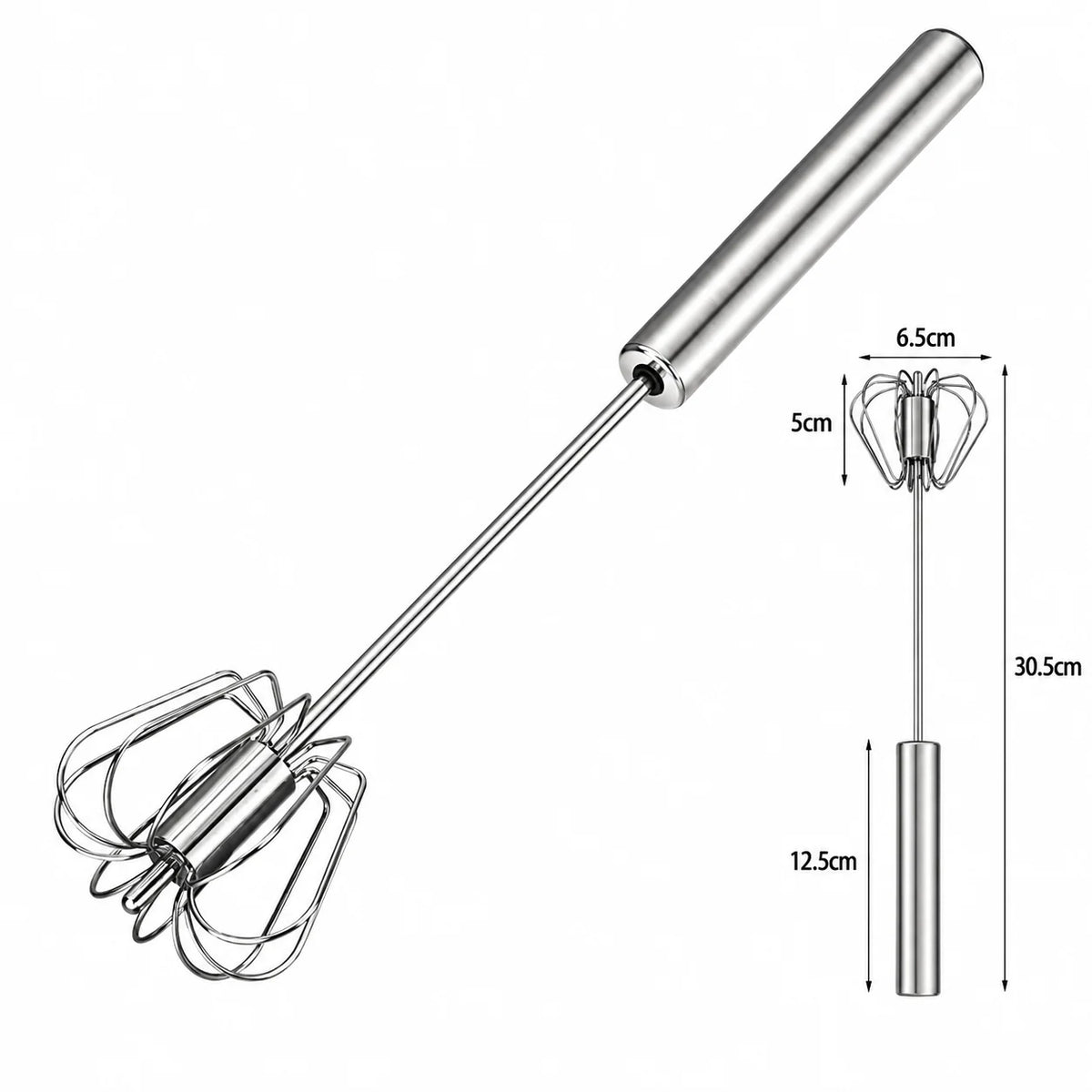 MixMaster Semi-Automatic Hand Mixer made of Stainless Steel