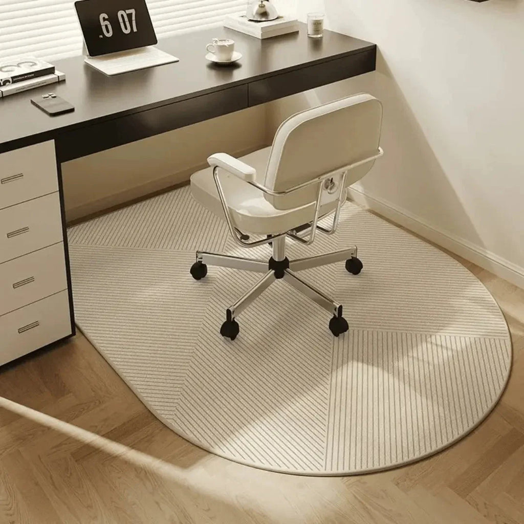 Office Chair Mat Non Slip Fleece Rug