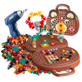 Electric Building Kit 203-Piece Working Toy Drill