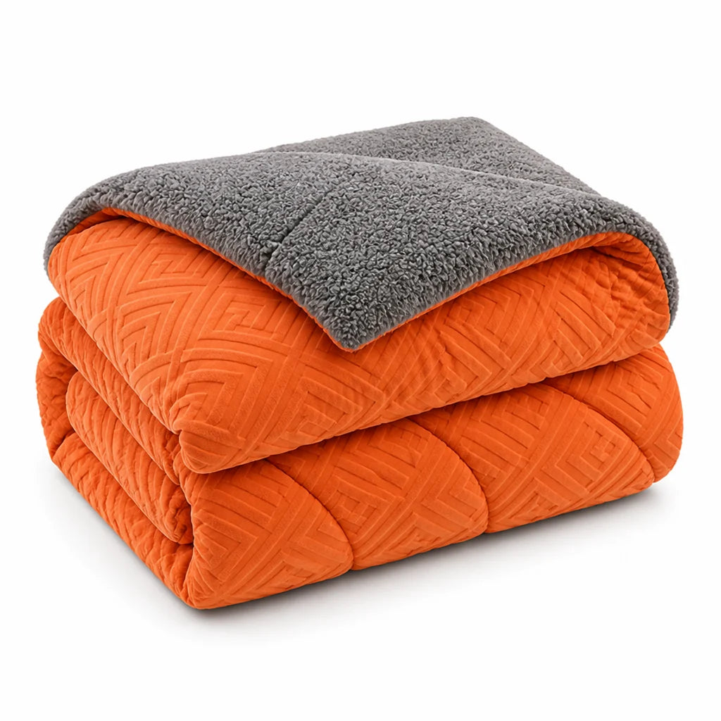Sherpa fleece quilt (cover not required)