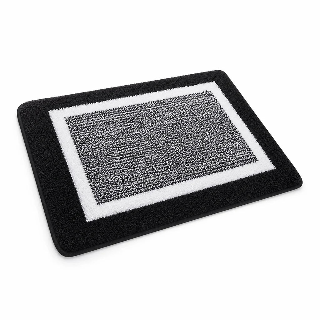 Plush Microfiber Non-Slip Bath Mat (Machine Washable)