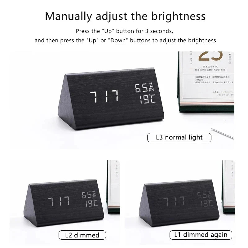 Digital Alarm Clock with Voice Activated Control