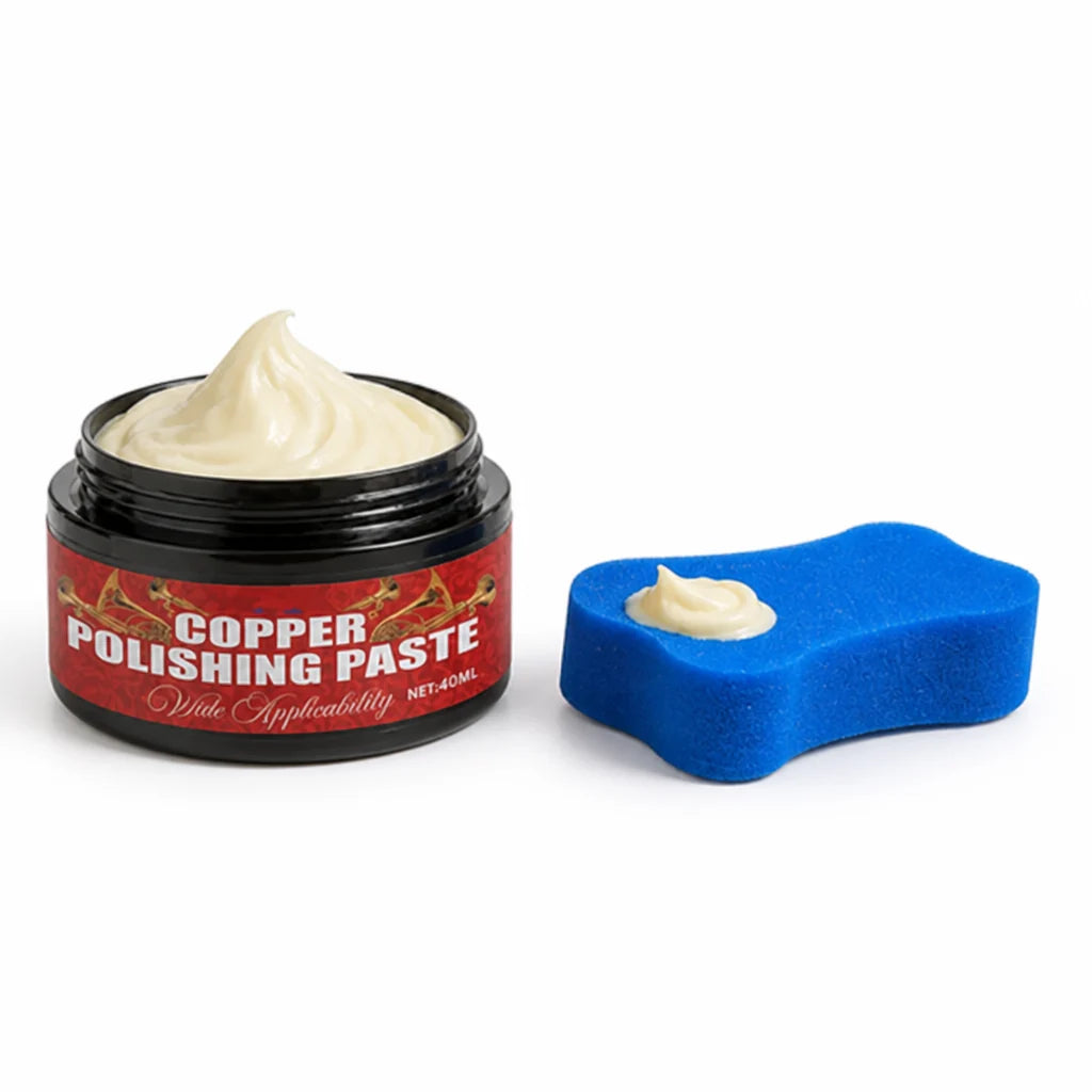 Non-abrasive Brass and Copper Polishing Set (with Sponge)