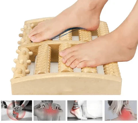 Foot Massage Board Made of Wood – Reflexology Massage
