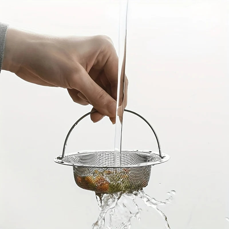 Stainless Steel Drain Strainer Protection Against Clogs