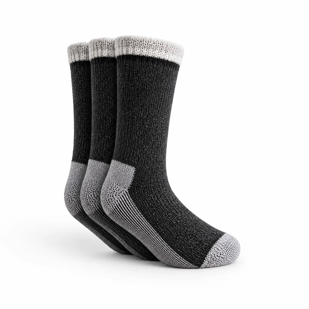 Thermal socks made of merino wool with terry lining (set of 3)