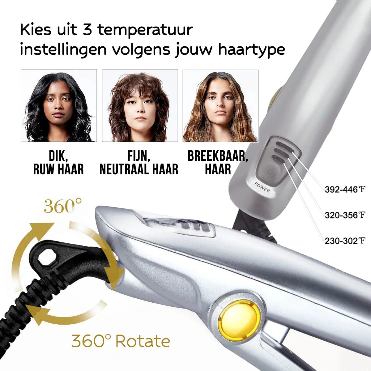 InStyler 2-in-1 Styling Tool with Rotating Barrel
