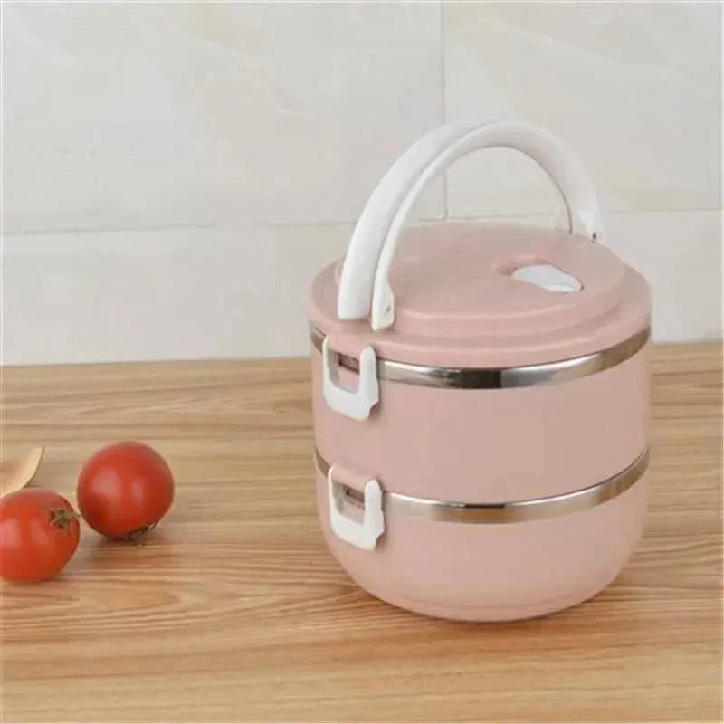 Insulated Lunch Box, Leakproof, Stainless Steel Interior