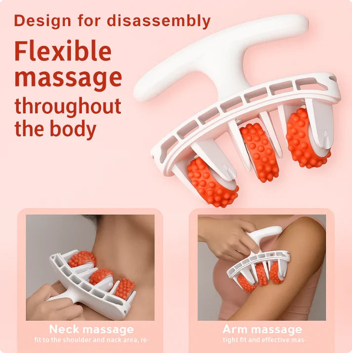 3D Massage Roller with 180° Adjustable Frame
