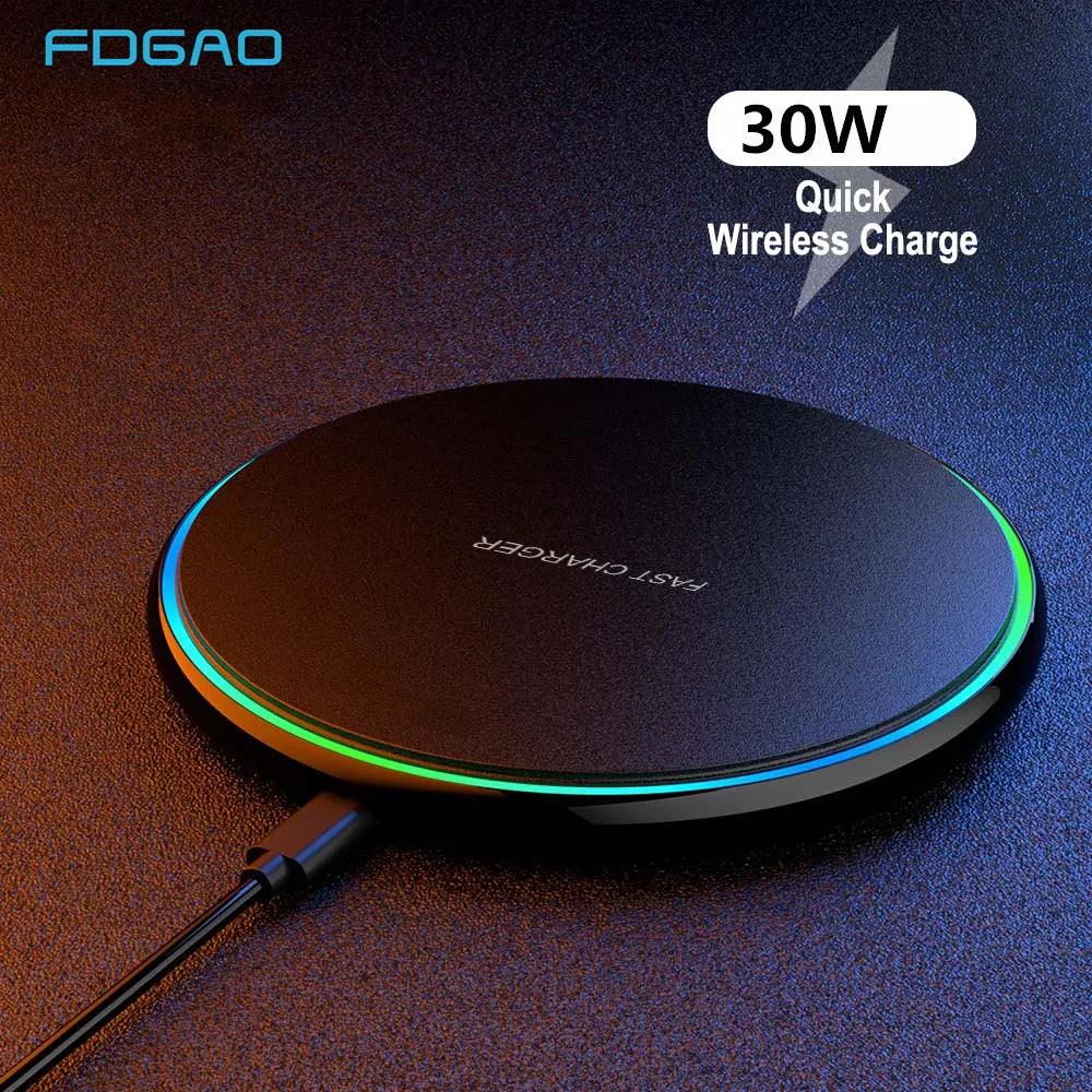 Wireless Charging Pad, Qi Phone Charger, 15W