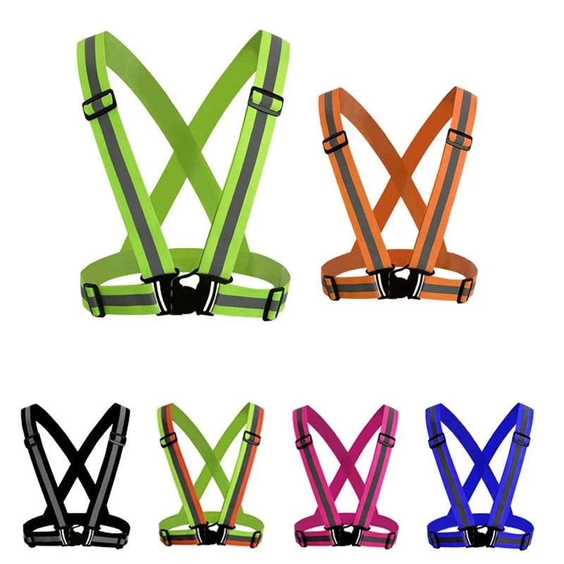 Reflective Vest Hi Vis & Adjustable Straps