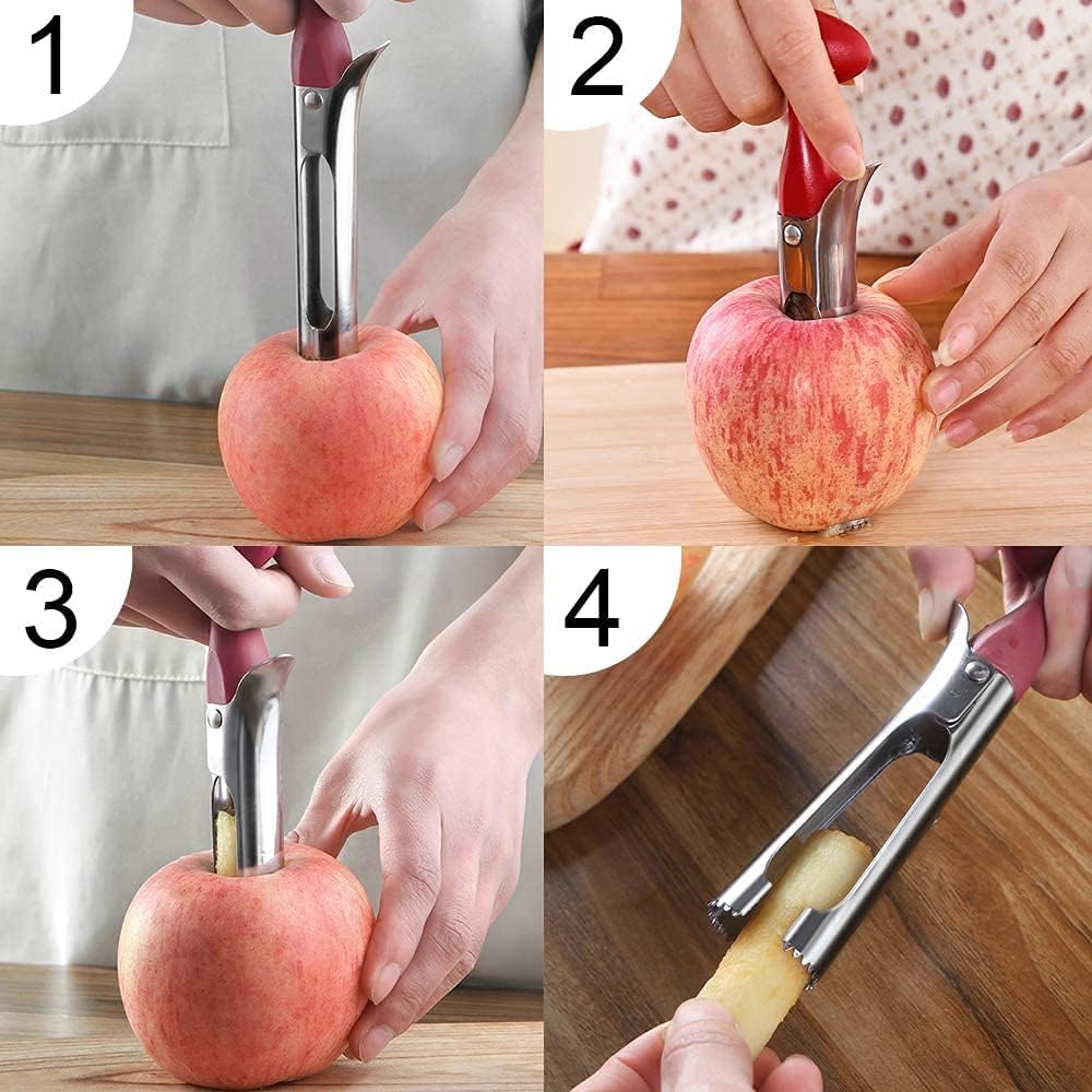 Apple Corer Stainless Steel & Ergonomic Non-Slip Handle