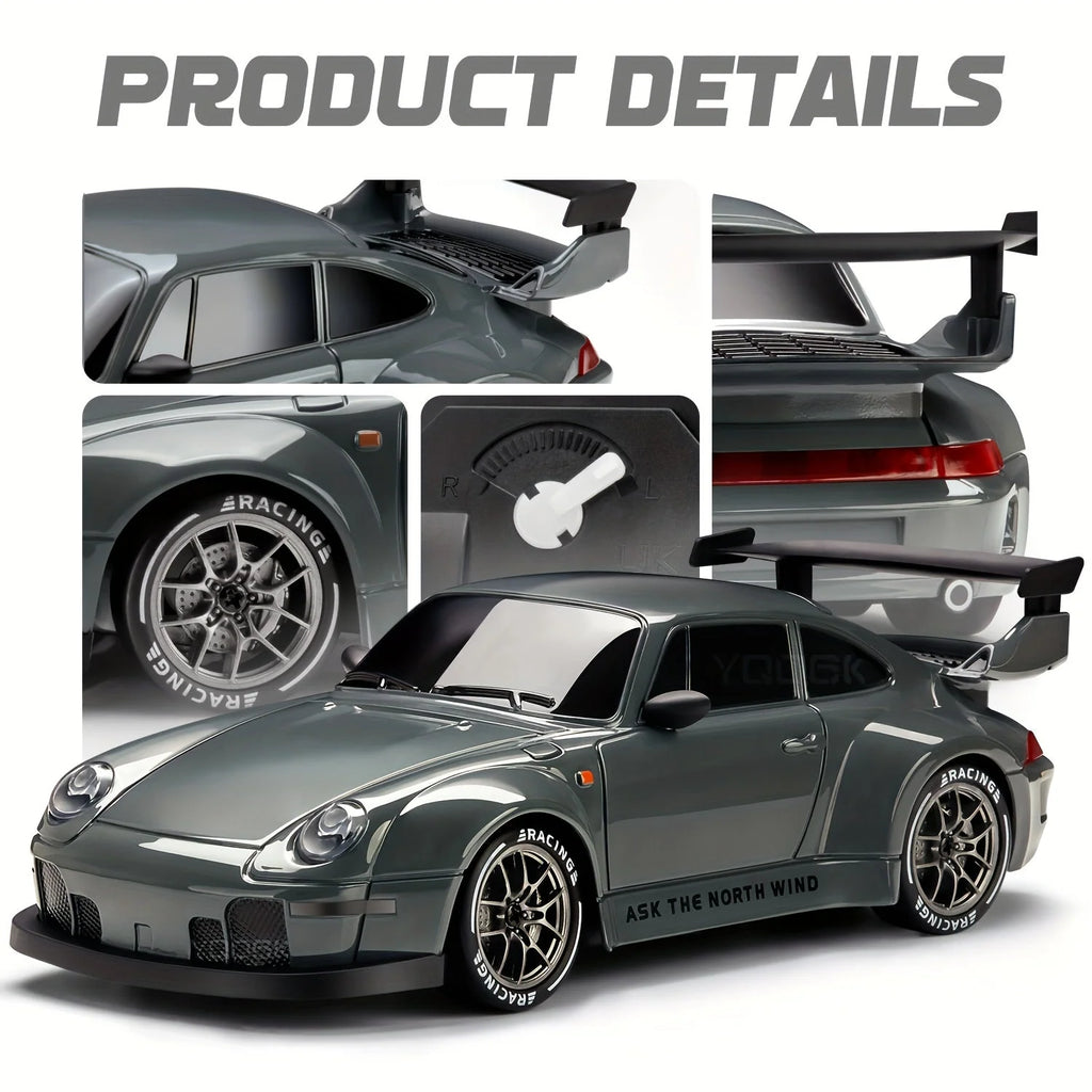 RC Drift Car 4WD LED Light Up Wheels (1:24 Scale)